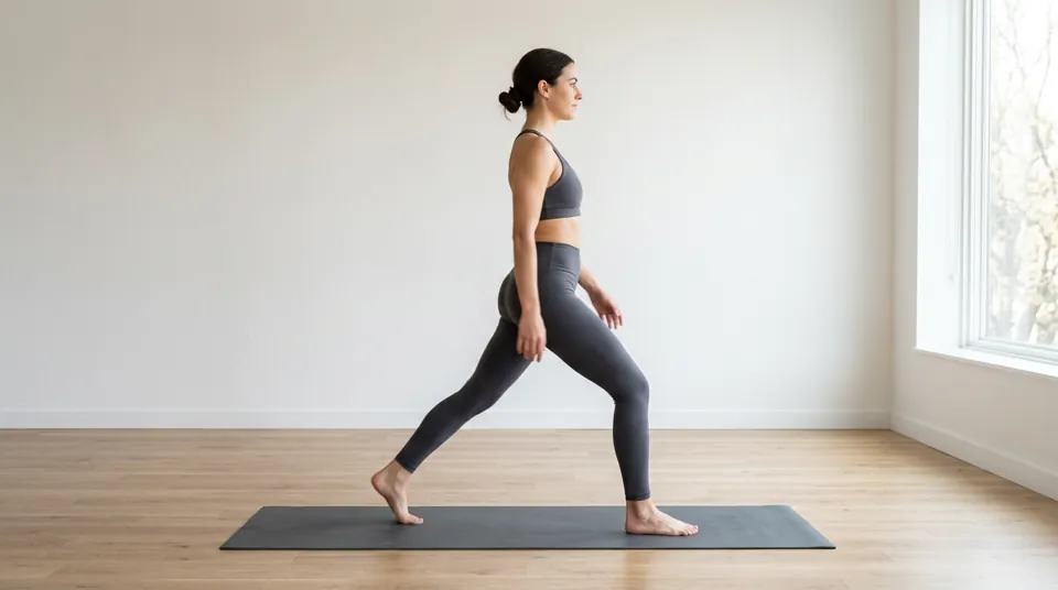 Step Back — High Lunge