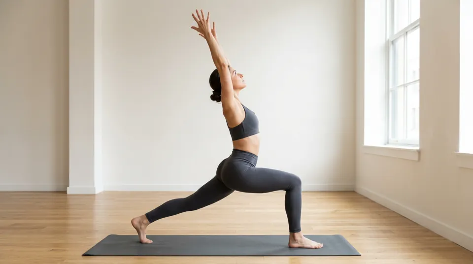 Reach Up — High Lunge