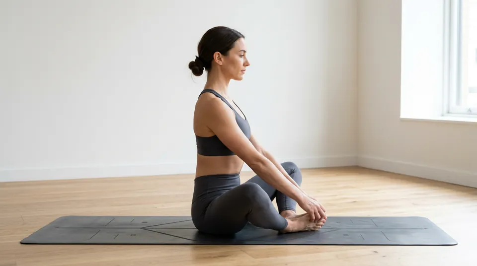 Soles Together — Bound Angle Pose A