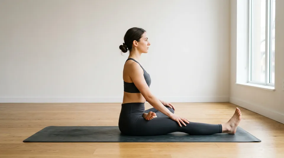 Half Lotus — Marichyasana B