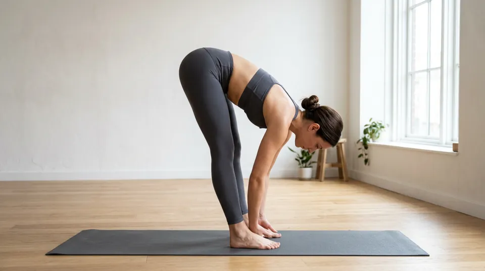 Slide the Hands Under — Hand Under Foot Pose