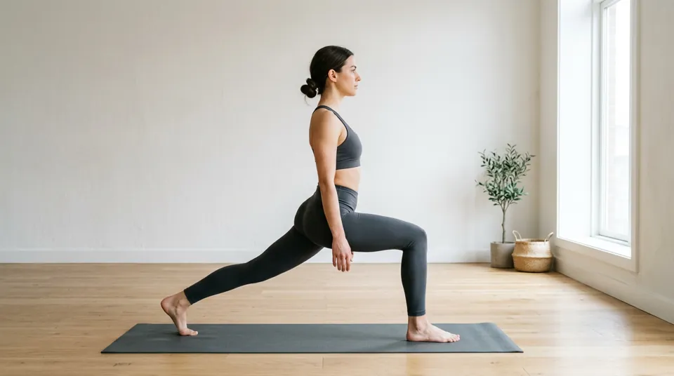 Step into a Lunge — Revolved Side Angle Pose