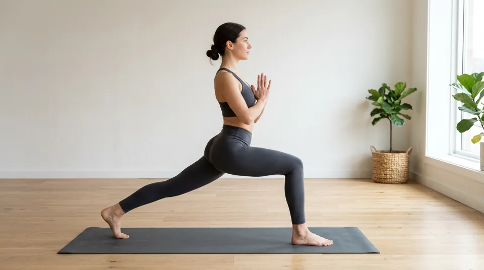 Hands to the Heart — Revolved Side Angle Pose
