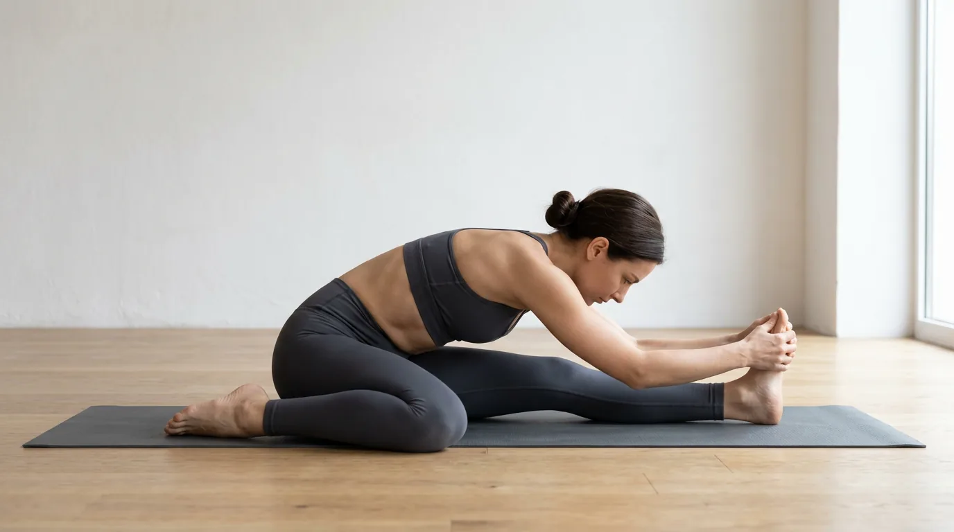 Three-Limbed Forward Bend (Tiriang Mukha Eka Pada Paschimottanasana) reference pose