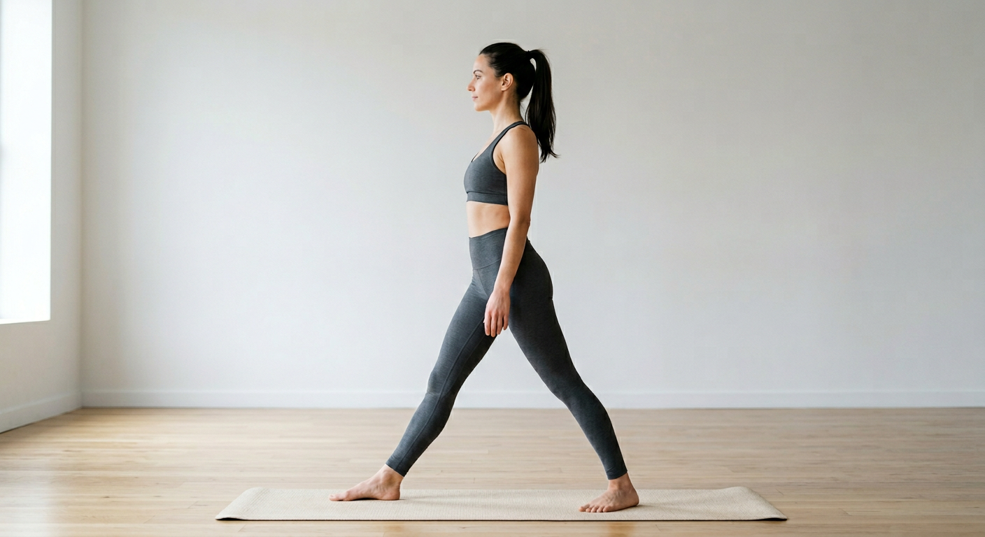 Step Wide — Warrior II